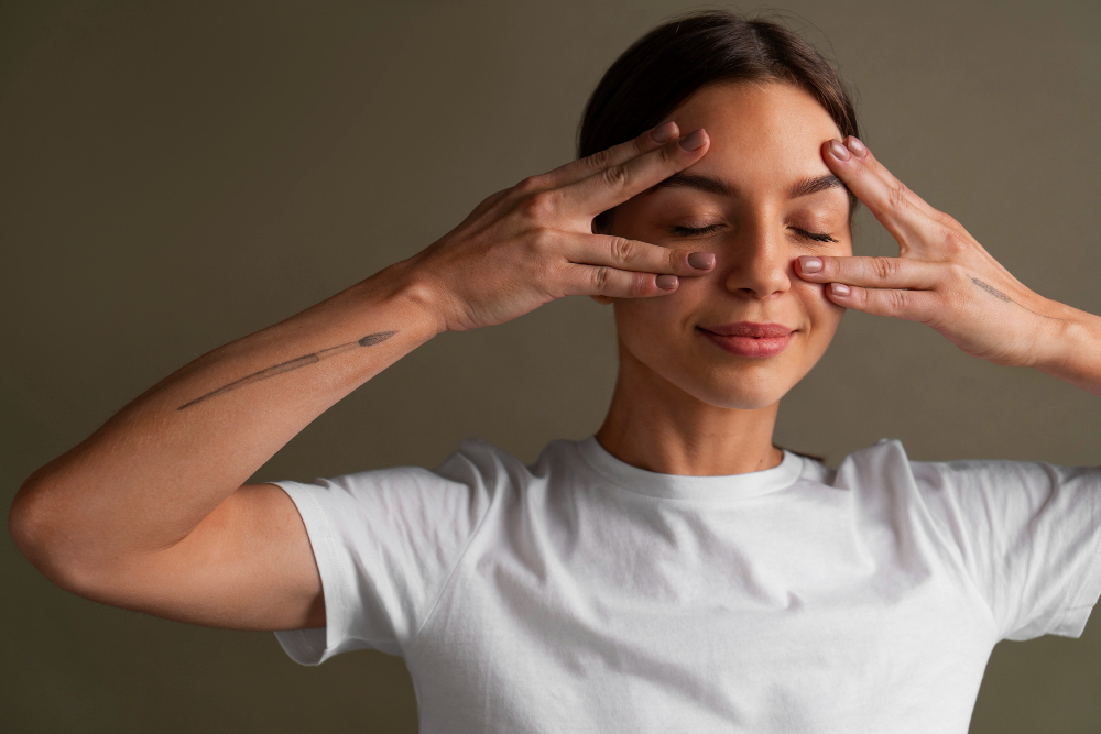 Eye Brightener yoga face