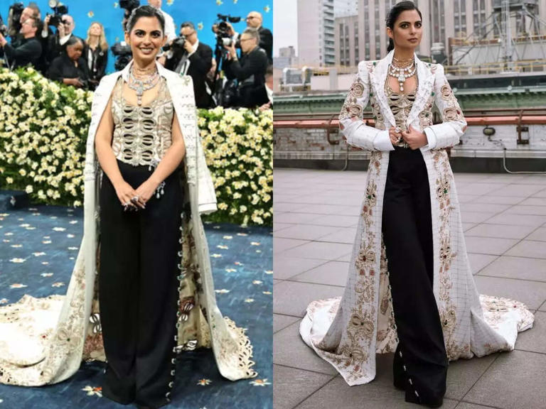 isha ambani met gala look